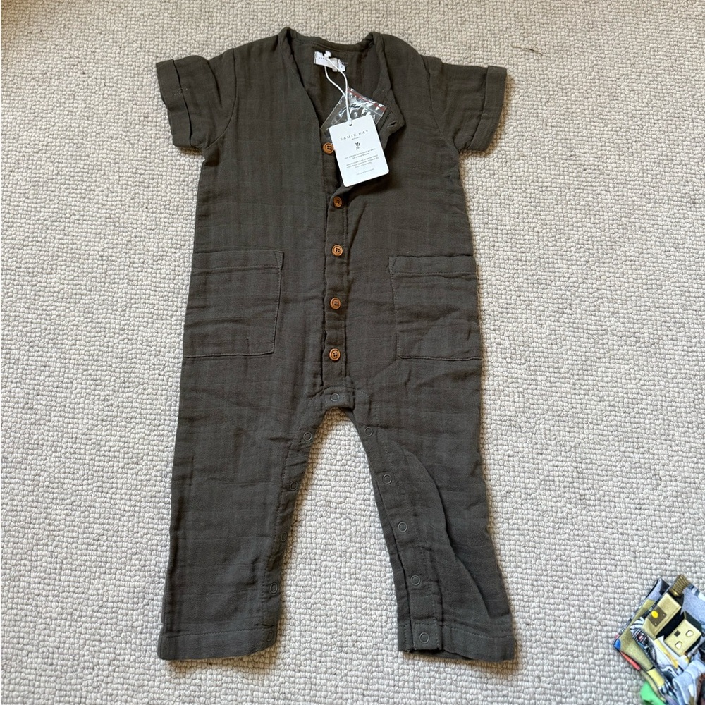 Jamie Kay gray jumpsuit